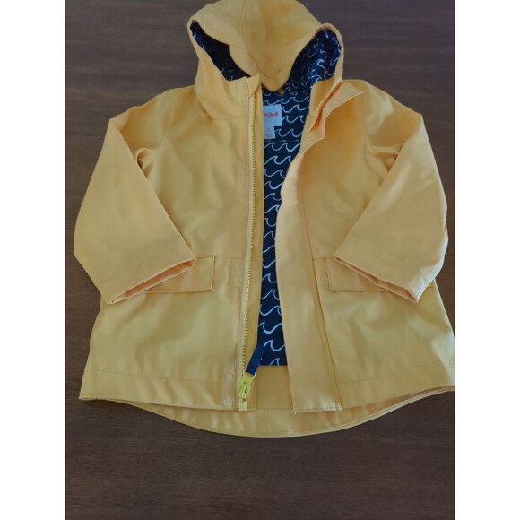 Yellow Long Sleeve Waterproof Raincoat Kids/Boy/Girls size 3T GUC - Picture 6 of 9